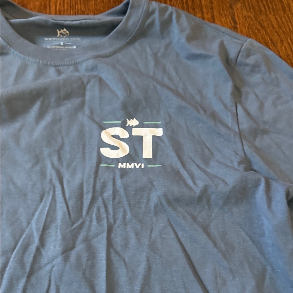 Southern Tide Steel Blue Graphic Tee - Picture 3 of 5